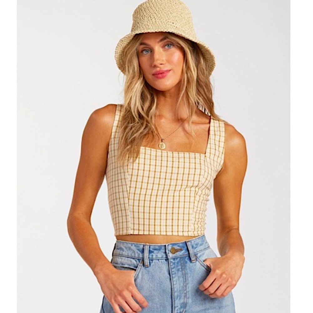 Billabong Check It Crop Top